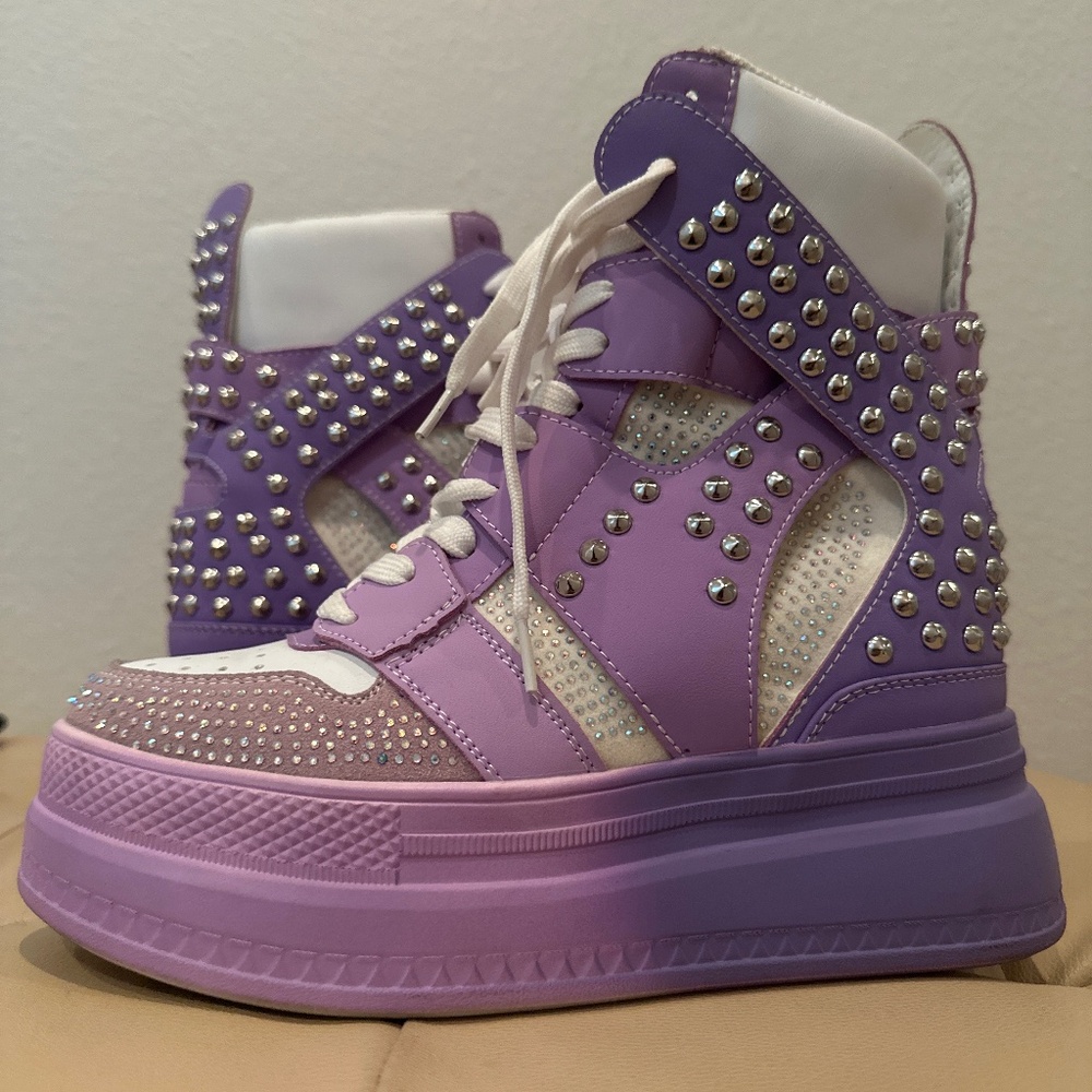 Anthony Wang  Sneaker Wedge QUINCE 03 - LILAC